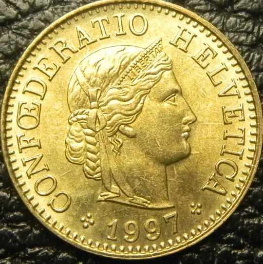 5 рапенів 1997 B Швейцарія Ціна