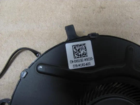 680-29  Вентилятор (кулер, FAN) 0K61GC для DELL Inspiron 15 5000 5501 5502 5504 5505 5508 5509 оригінал З аукціону