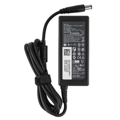 фото, Оригінальний блок живлення для ноутбука DELL 19.5V, 3.34A, 65W, 7.4*5.0-PIN, Black, RECTANGULAR