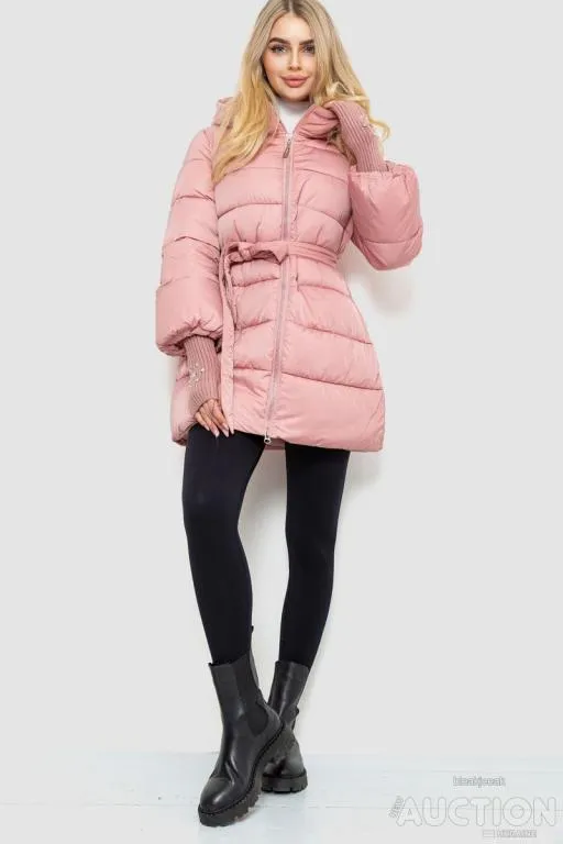Купити Куртка женская однотонная, цвет розовый, 131R5219