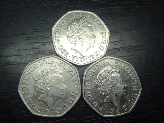 Купити 50 пенсів 2019 Британія (три різновиди)