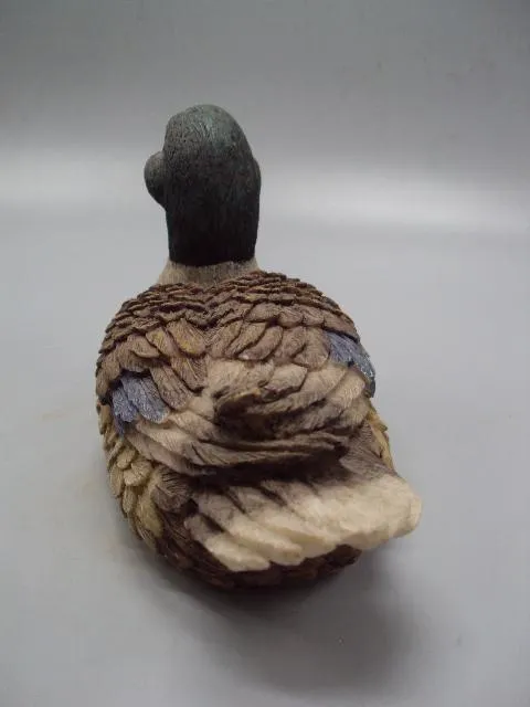 Фигура пластик утка статуэтка уточка селезень высота 11,5 см, длина 19 см №51 Інтернет-аукціон