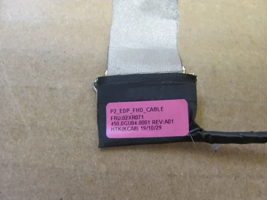 номер1032-15 шлейф  матриці 30-pin 02XR071 450.0GU04.0001  для LENOVO Thinkpad P1 X1 Gen 2 Шлейф дисплея Шлейф підключення дисплея Шнур для відеоекрана Шлейф екрана Laptop matrix cable оригінал З аукціону