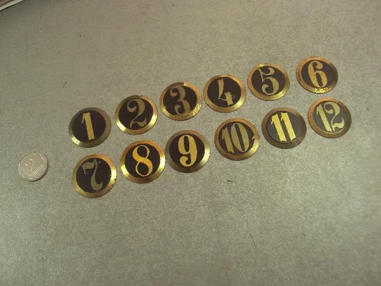 часы настольные настенные весна цифры от 1 до 12 лот 12 шт №15144 Ціна