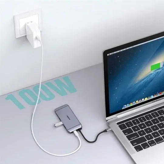 Концентратор Choetech HUB-M15 9 in 1 USB-C Multiport Adapter З аукціону
