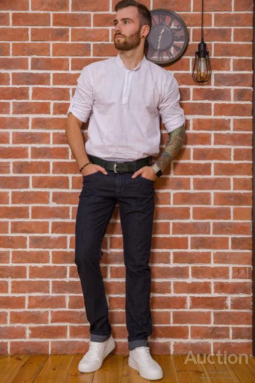 Купити Джинсы мужские повседневные, цвет черный, 194R40550