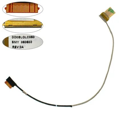 фото, Шлейф матриці для ноутбука Toshiba (S55-C, L55D-C) 30pin LED (DD0BLQLC060)