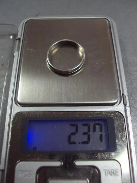 кольцо обручальное серебро 925 проба голова 2,37 г 17р №15084 З аукціону