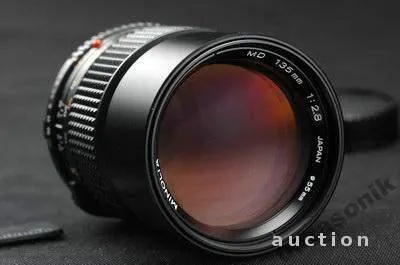 Об'єктив светосильный Minolta MD 135mm 1: 2.8 Japan Ф55 Вживане Ціна