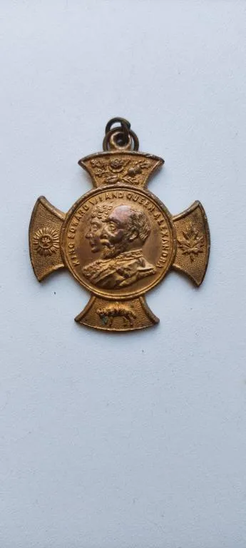 Медаль в память о Коронации 1902 г король Эдуард и королева Александра Великобритания cn271 Ціна