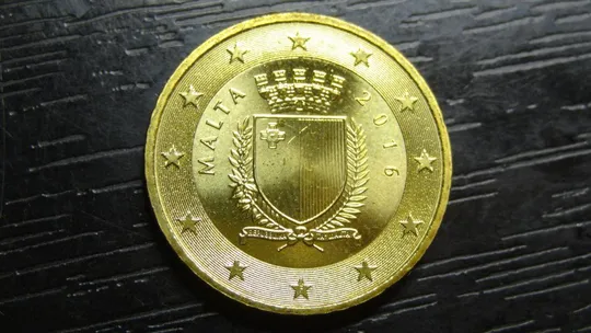 50 євроцентів 2016 Мальта UNC рідкісна Ціна