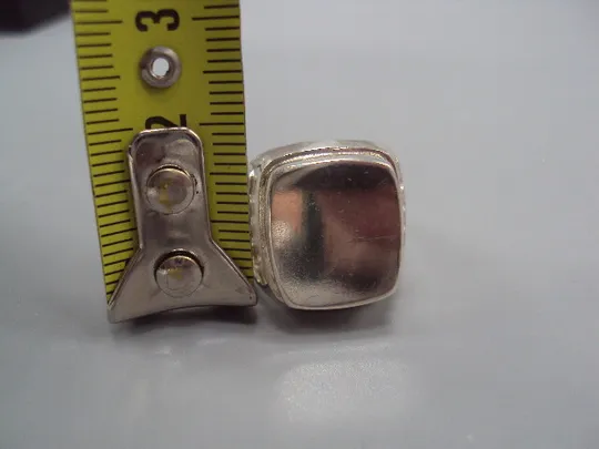 Купити Кольцо перстень прямоугольник печатка серебро Украина вес 10,67 г 18,5 размер 19х15,5х14 мм №15430