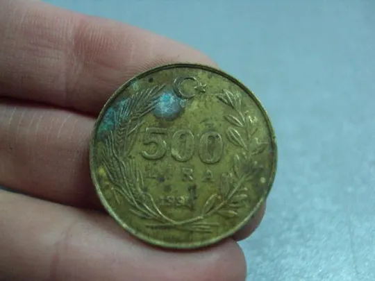 монета турция 500 лир 1990 №9363 З аукціону