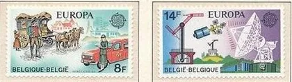 фото, Бельгия Европа СЕПТ Почтовый Транспорт Космос 1979 MNH