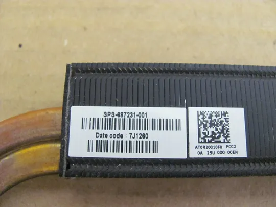 номер0115-56 термотрубка охолодження 687231-001 AT0R20010F0 для HP Envy M6 оригінал Де купити