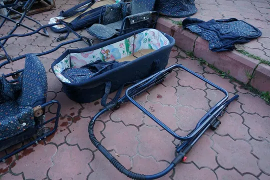 коляска №7 универсальная детская новая неполная комплектация колес нет Де купити