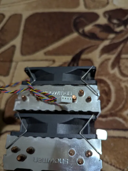 б\в Радіатор 6 трубок SnowMan PWM подвійний AMD AM2 3 4 5 2+ 3+ Intel LGA 2011-3 X99 система повітряного охолодження Продаж