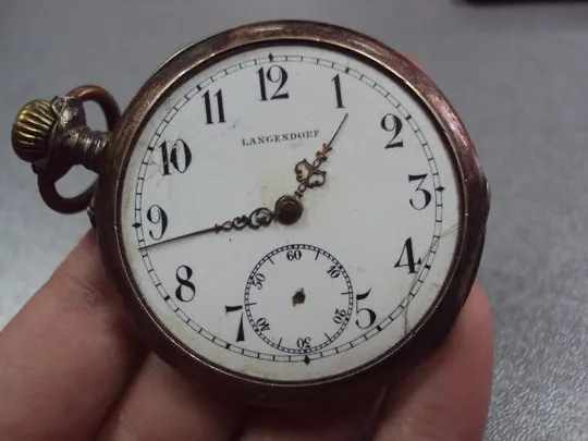 Купити часы карманные langendorf cylinder 10 steine серебро №34 (№12)