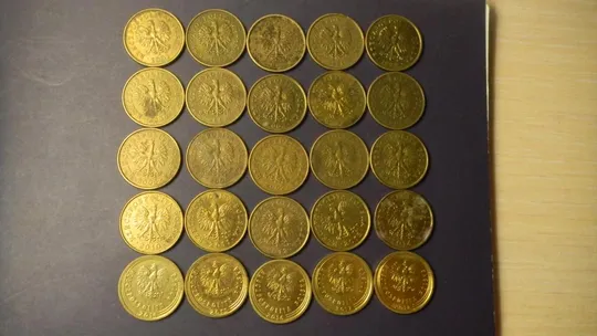 2 гроша Польща (порічниця) 25шт, всі різні Ціна
