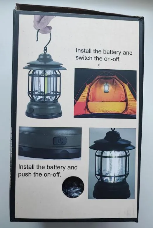 Ліхтар кемпінговий k20 акумуляторний з підвісним гачком Де купити