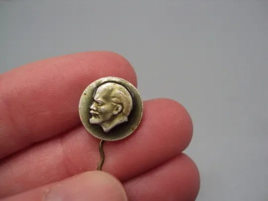 Купити Знак Ленин голова портрет профиль круглый ссср фрачник игла №17674