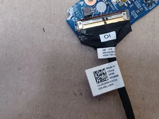 номер1060-12 плата card reader AUDIO USB 0H6Y9W зі шлейфом  0520MM для Dell Inspiron 7620 2in-1  оригінал Продаж