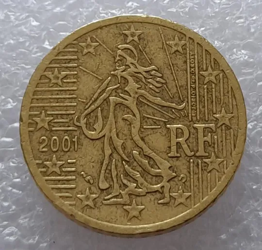 (2357) 50 євроцентів 2001 Франція (50 евроцентов 2001 Франция) Ціна