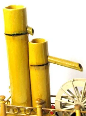 Настольный бамбуковый фонтан для дома, офиса 31,5х37х14 см Корабль З аукціону