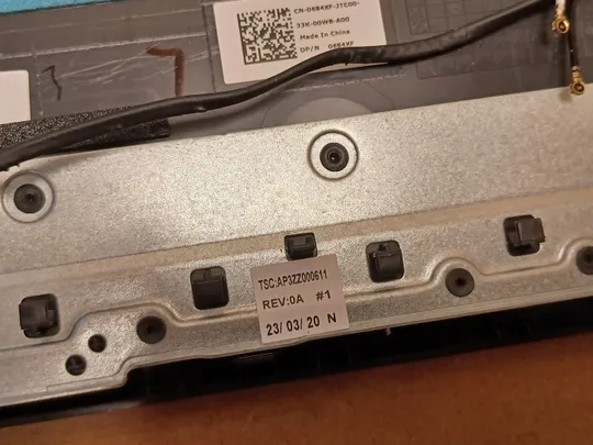 номер1054-1 кришка матриці 0684XF AP3ZZ000611 03G8F3 AP3ZZ000602 для Dell G15 5530 5535  Кришка дисплея Тильна кришка Корпус матриці Верхня кришка matrix cover Top Case LCD Cover Rear Lid Back Cover Housing Cabinet оригінал Торговий майданчик