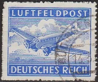 фото, 1942 - Рейх - Польова пошта Mi.1 B  _гаш