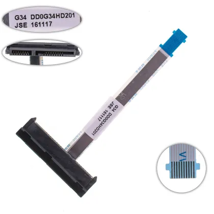 фото, Шлейф жесткого диска SSD/HDD для ноутбука  HP (Pavilion: 15-AU, 15-AW, 15-AL) (dd0g34hd201)