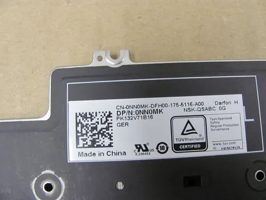 номер0861-13 клавіатура робоча з підсвіткою 0NN0MK 0RCN8C 0MH9MJ  для Dell Precision  7550 7750 7560 7760 оригінал Інтернет-аукціон