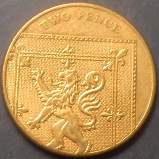 2 пенси 2010 Британія Ціна