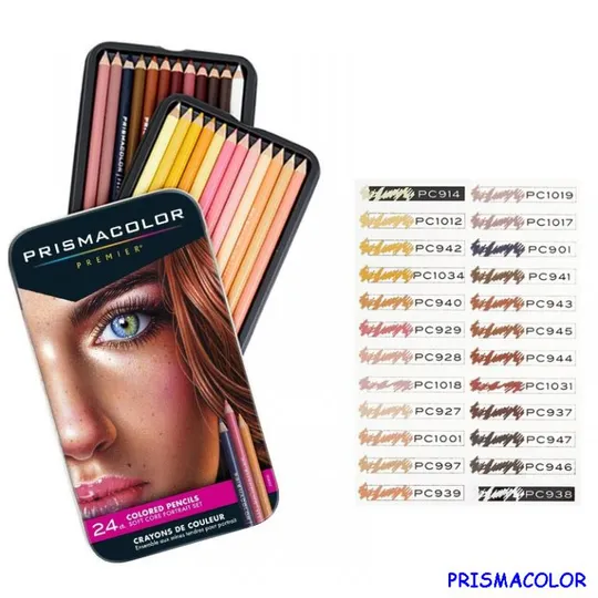 PRISMACOLOR Набор 24 портретных карандаша PORTRAIT Продаж