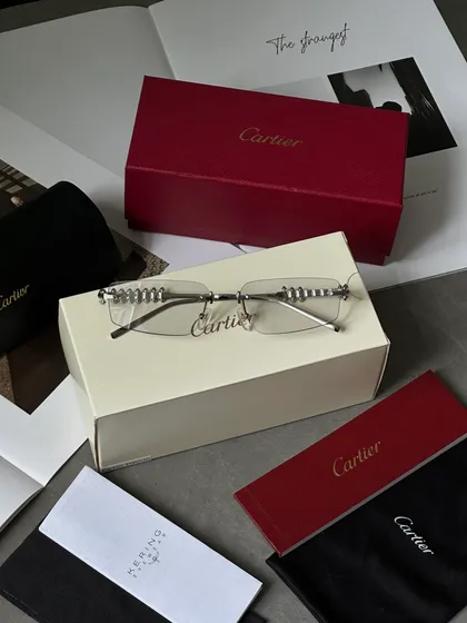 фото, Окуляри Cartier Clash Clear/Silver CT0544S 001 L Cat.2 58/16/140 (EW0116)
