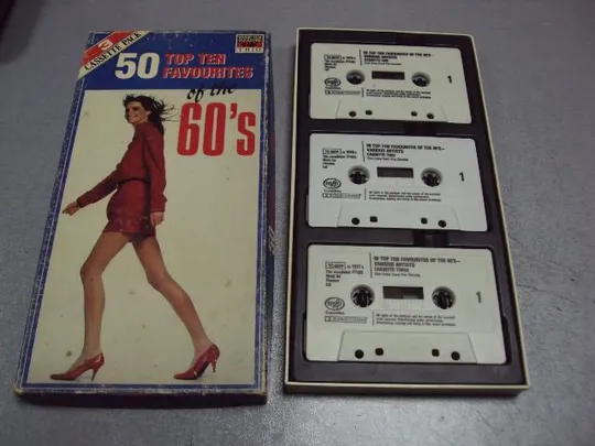 Купити сборник кассет 3 cassette pack 50 top ten favourites of the 60 s №2526