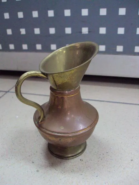 Кувшин глечик миниатюра латунь медь высота 11,5 см, диаметр 5,5 см №11462 Характеристики