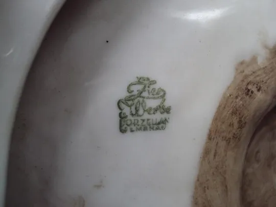 Пепельница фарфор глобус За мир во всем мире! five werse porzellan ilmenau под реставрацию №14189 Недорого