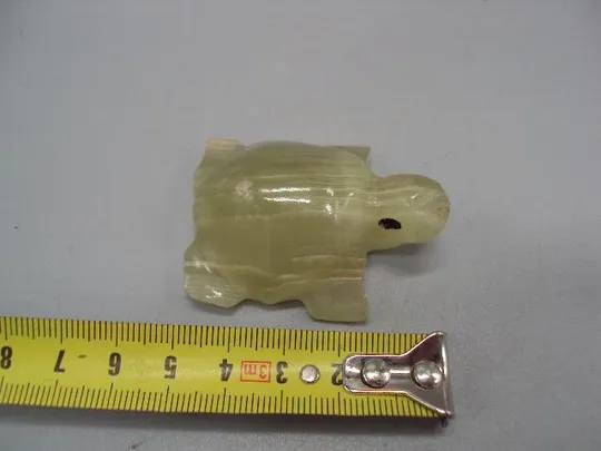 Купити Фигура миниатюра статуэтка черепаха камень черепашка 2,1 х 4,9 см (есть сколы) №10550