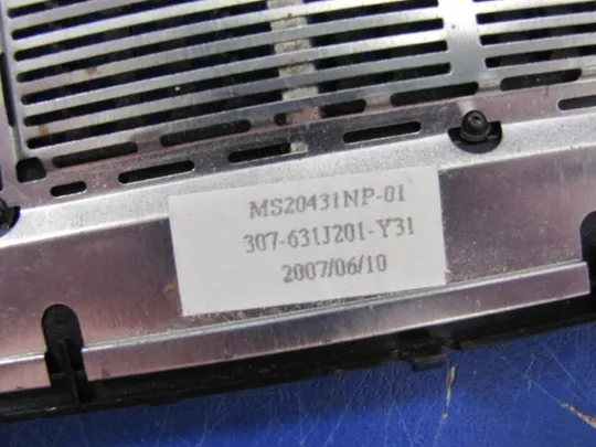 №154-7 сервісна кришка MS20431NP-01 307-631J201-Y31 для MSI 16372 1636 16362 GX610 оригінал З аукціону