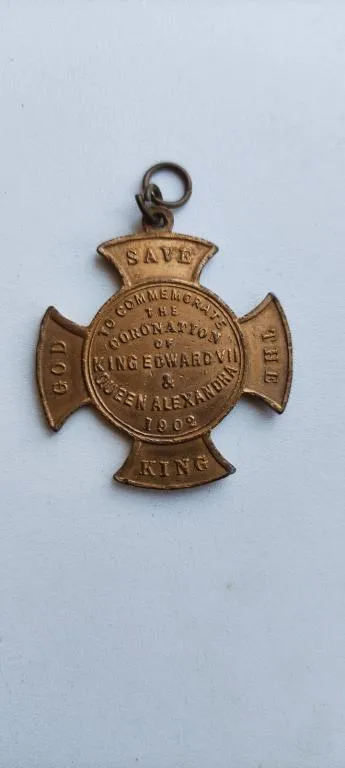 Купити Медаль в память о Коронации 1902 г король Эдуард и королева Александра Великобритания cn271