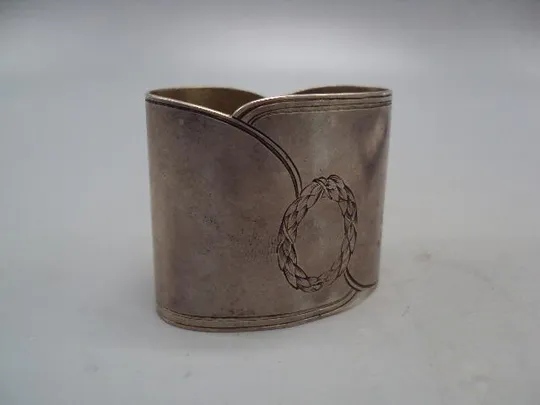 Сервировочное кольцо для салфеток кольцо для сервировки серебро 84 проба ПА вес 39,59 г №311 Характеристики