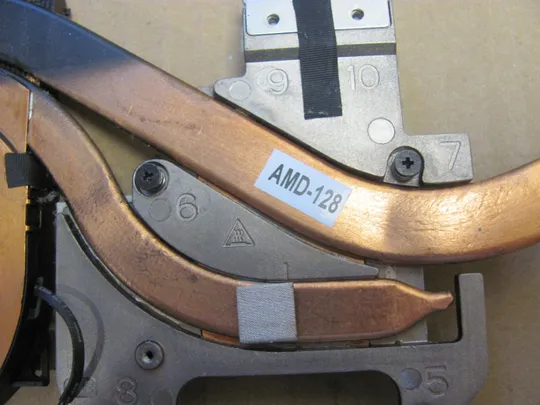 номер0987-10 система охолодження Кулер Охолоджувальний блок Охолоджувальна система Кулери та системи охолодження Охолодження материнської плати cooling system  AMD-128 05DGRD AT2KF00BZAL  для Dell Precision 7530 7540 M7540  оригінал З аукціону