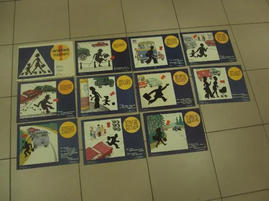 набор альбом выставка осторожно транспорт каминский 1976 ленинград №9350 Недорого