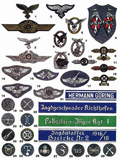 Обмундирование, знаки различия, снаряжение и оружие ВВС Германии 1935-1945 гг - *.pdf З аукціону