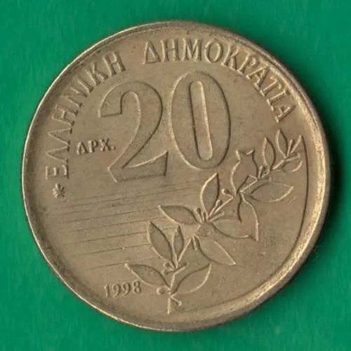 20 драхм 1998 року Греція [М] Ціна