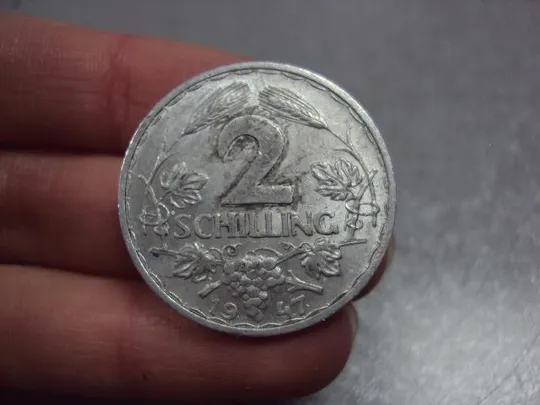 монета австрия 2 шиллинга 1947 №8440 Продаж