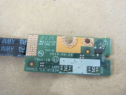 591-25 плата кнопки вкл LS-H783P NBX0002JO00 для Acer Aspire 3 A315 A315-42 A315-54 A315-56 EX215-52 N19C1 оригінал З аукціону