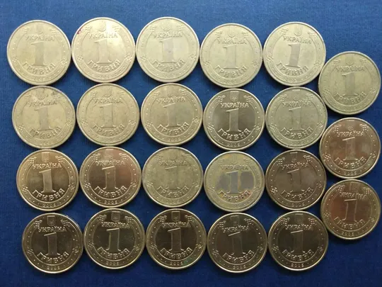 Купити Украина 1 гривня 2005 год. Юбилейные. Лот 23 монеты