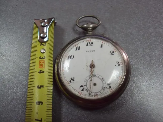Карманные часы Servo длина 6,5 см, диаметр 5 см не на ходу №11933 Ціна